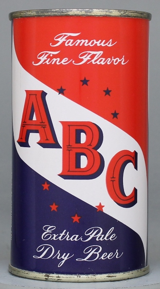 ABC Extra Pale Dry Beer Flat Top Can