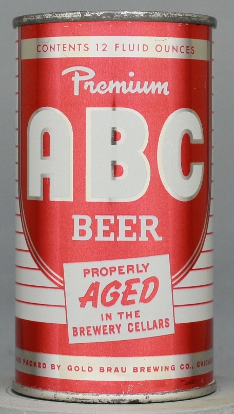 ABC Premium Beer Flat Top Can