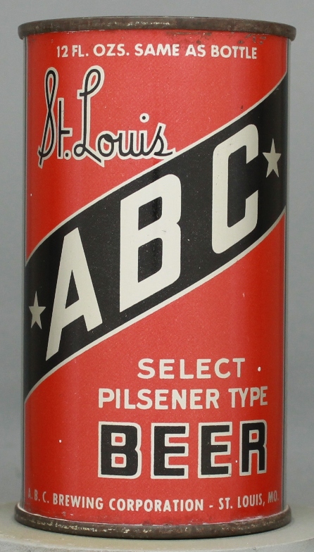 ABC Select Pilsener Type Beer Flat Top Can