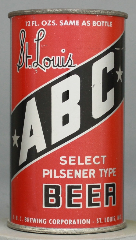 ABC Select Pilsener Type Beer Flat Top Can