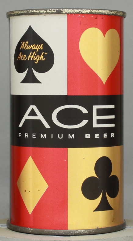 Ace Premium Beer Flat Top Can