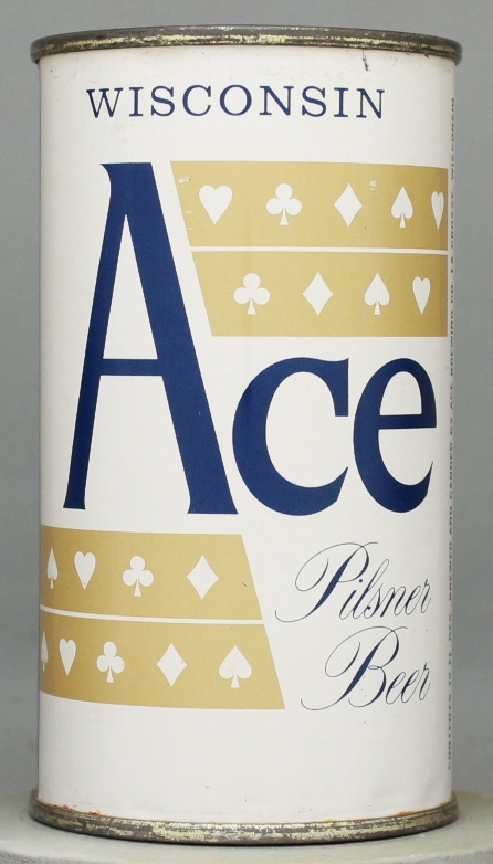 Ace Wisconsin Pilsner Beer Flat Top Can