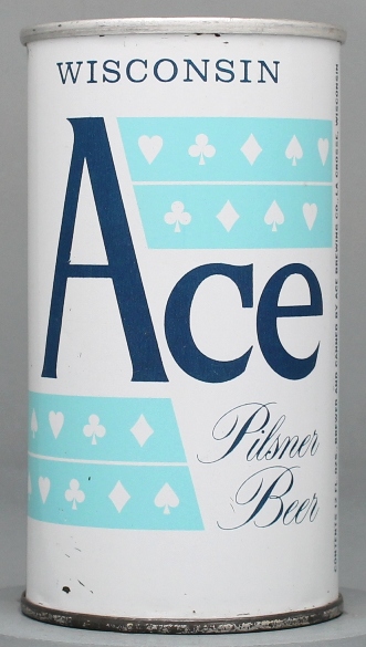Ace Wisconsin Pilsner Beer Flat Top Can