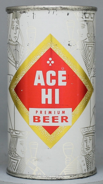 Ace Hi Premium Beer Flat Top Can