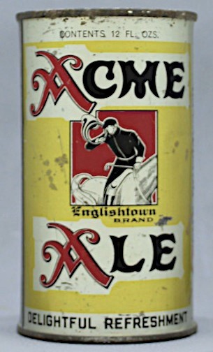 Acme Englishtown Brand Ale Flat Top Can