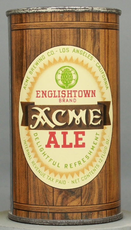 Acme Englishtown Ale Flat Top Can