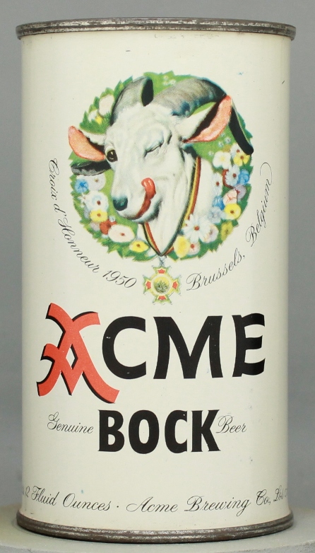 Acme Genuine Bock Flat Top Can