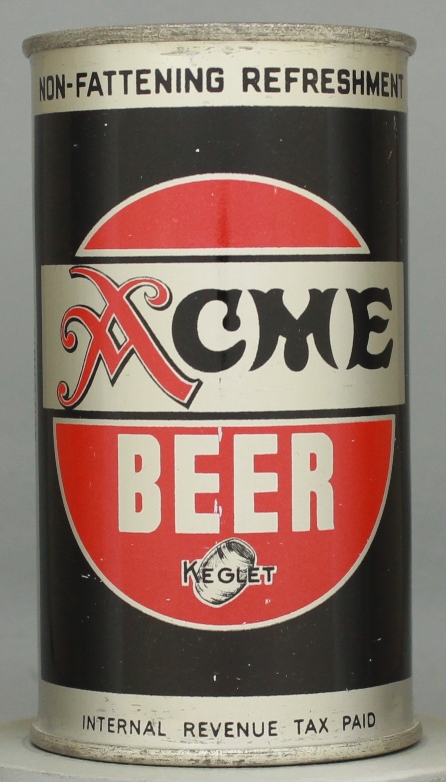 Acme Beer Flat Top Can