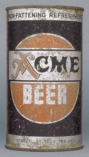 Acme Beer Flat Top Can