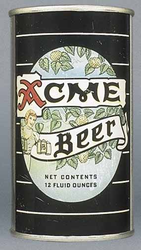 Acme Beer Flat Top Can