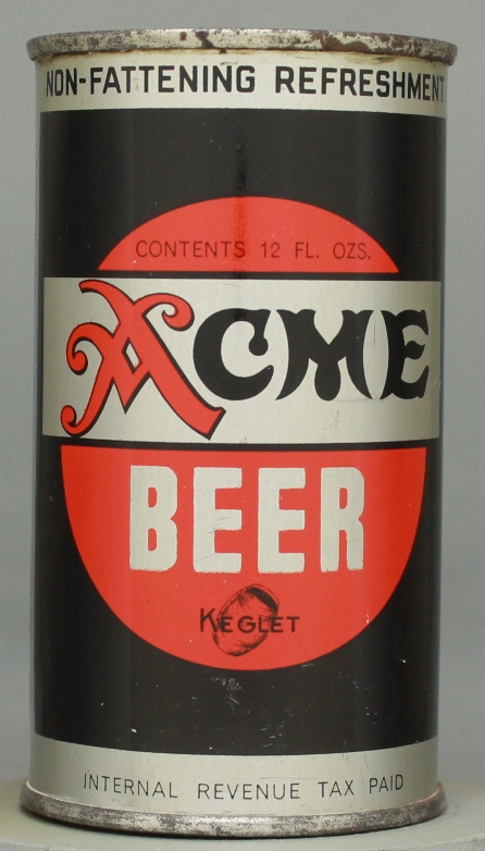 Acme Beer Flat Top Can