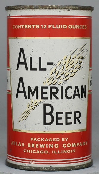 All-american Beer Flat Top Can