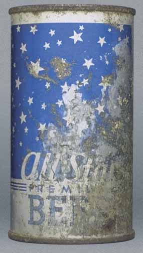 All Star Premium Beer Flat Top Can