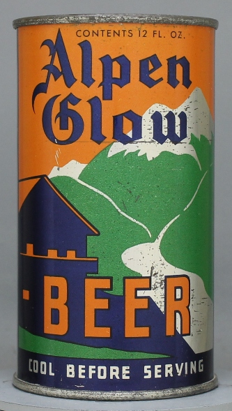 Alpen Glow Beer Flat Top Can