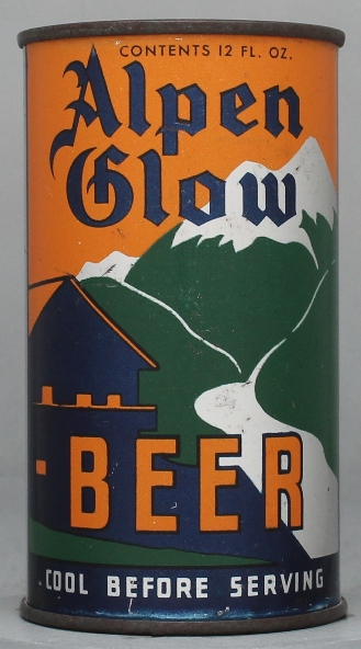 Alpen Glow Beer Flat Top Can