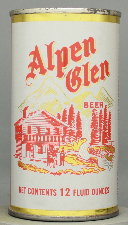 Alpen Glen Beer Flat Top Can