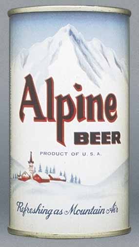 Alpine Beer Flat Top Can