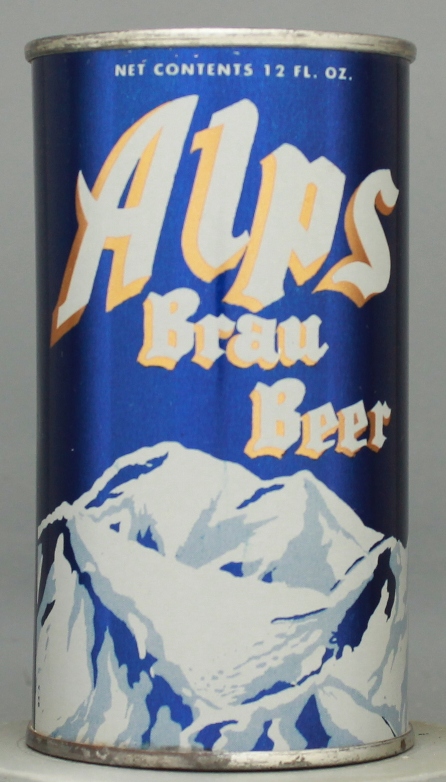 Alps Brau Beer Flat Top Can