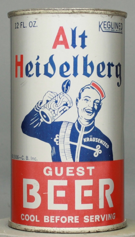 Alt Heidelberg Guest Beer Flat Top Can