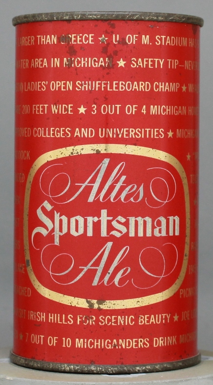 Altes Sportsman Ale Flat Top Can