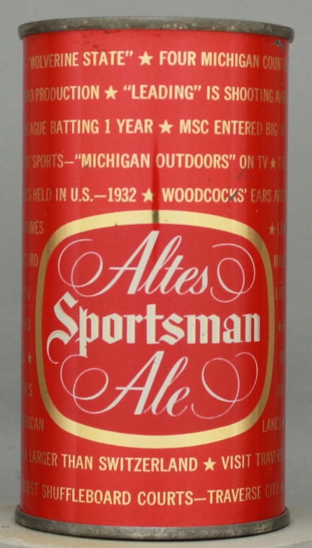 Altes Sportsman Ale Flat Top Can