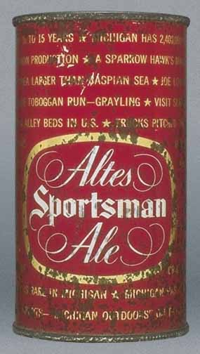 Altes Sportsman Ale Flat Top Can