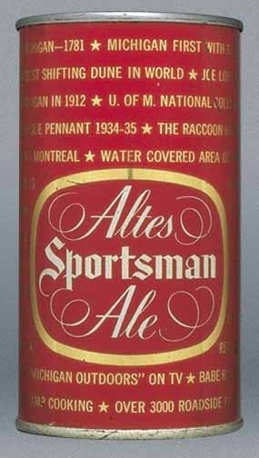 Altes Sportsman Ale Flat Top Can