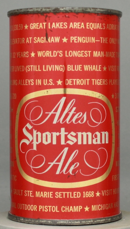 Altes Sportsman Ale Flat Top Can