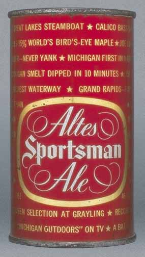 Altes Sportsman Ale Flat Top Can