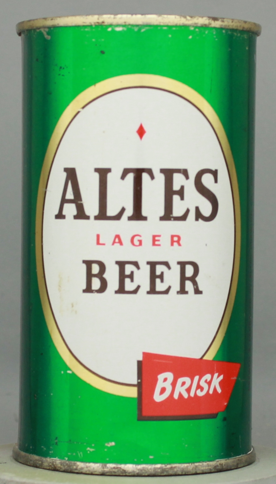 Altes Brisk Lager Beer Flat Top Can
