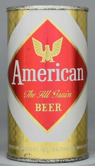 American The All Grain Beer Flat Top Can