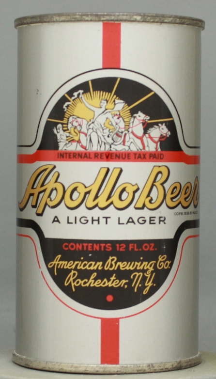 Apollo Beer Flat Top Can