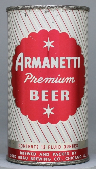 Armanetti Premium Beer Flat Top Can
