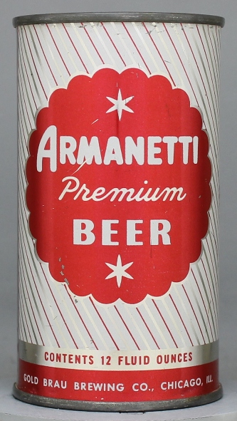 Armanetti Premium Beer Flat Top Can