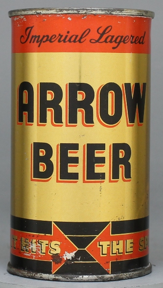 Arrow Beer Flat Top Can