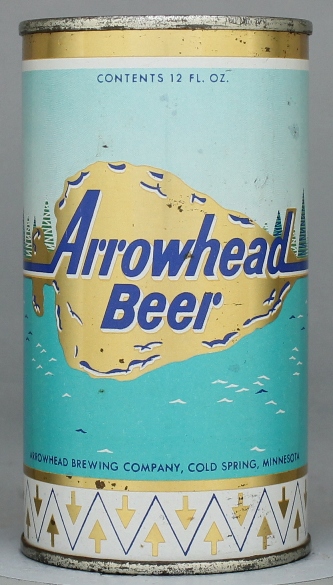 Arrowhead Beer Flat Top Can