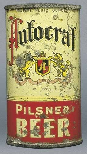 Autocrat Pilsner Beer Flat Top Can