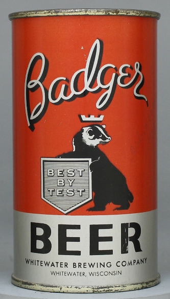 Badger Beer Flat Top Can