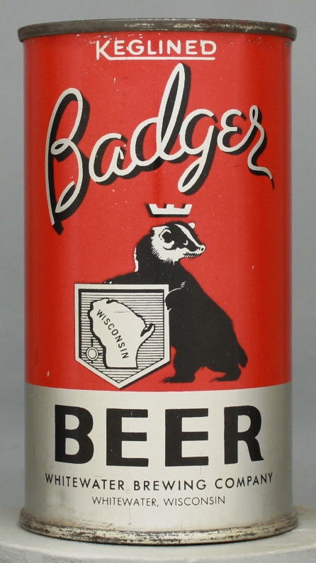 Badger Beer Flat Top Can