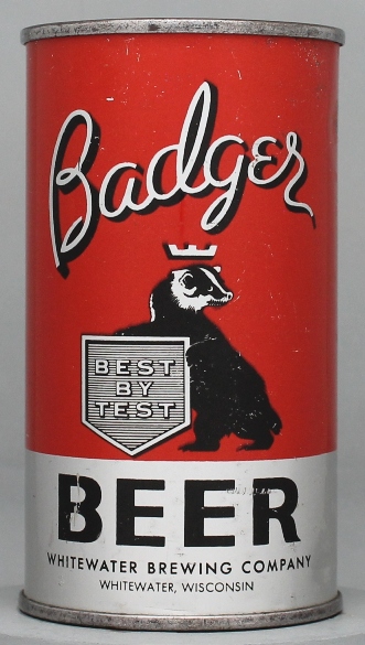 Badger Beer Flat Top Can