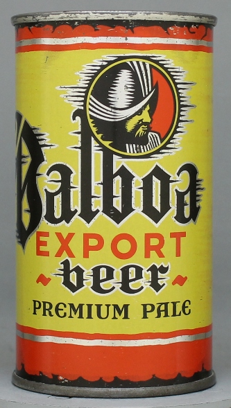 Balboa Export Premium Pale Beer Flat Top Can