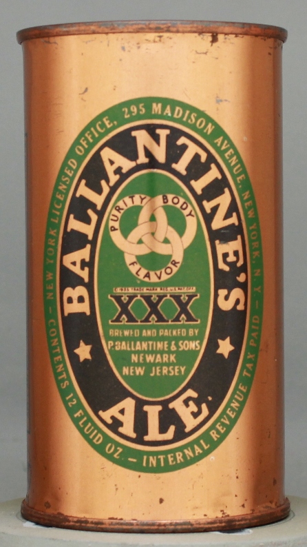 Ballantine's Xxx Ale Flat Top Can
