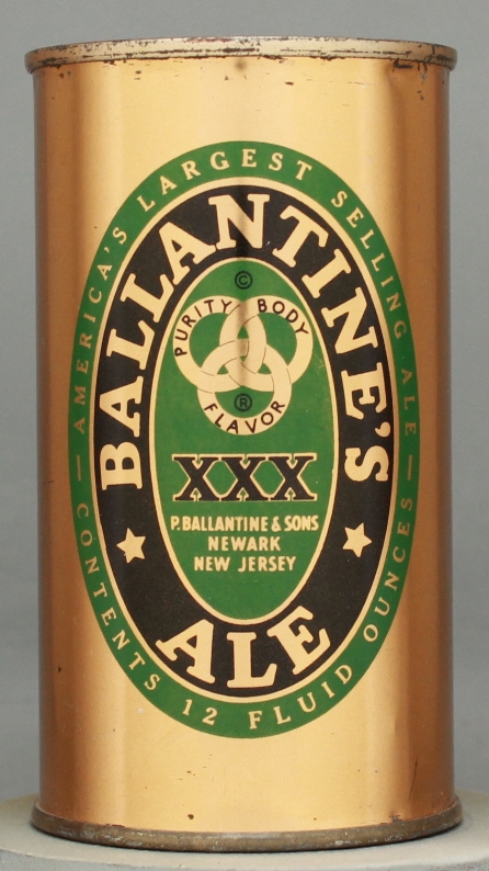 Ballantine's Xxx Ale Flat Top Can