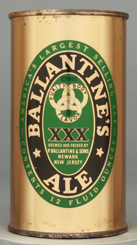 Ballantine's Xxx Ale Flat Top Can