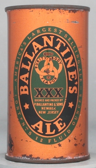 Ballantine's Xxx Ale Flat Top Can