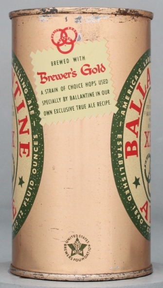 Ballantine XXX Ale Flat Top Can