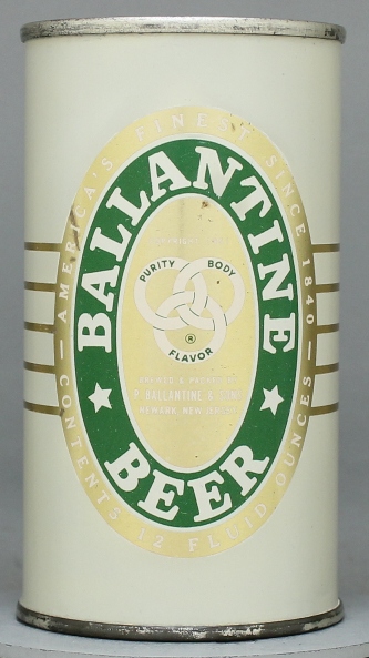 Ballantine Beer Flat Top Can