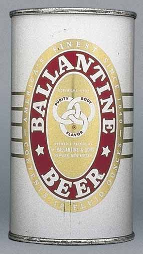 Ballantine Beer Flat Top Can