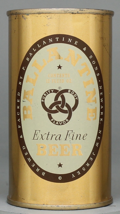Ballantine Extra Fine Beer Flat Top Can