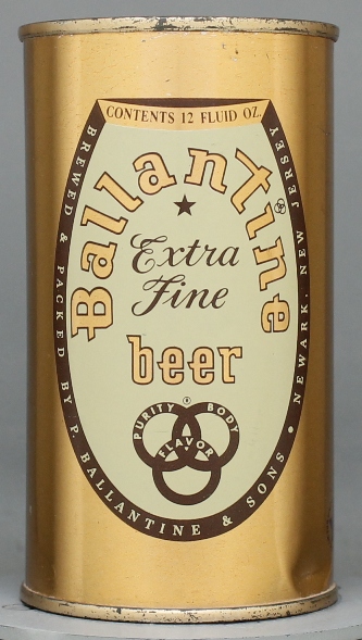 Ballantine Extra Fine Beer Flat Top Can